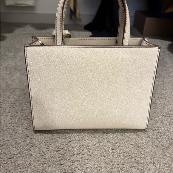 Kate Spade Cream Satchel with Tan Trim - Picture 3 of 5